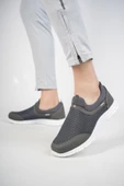 Muggo Star Garantili Unisex Ortopedik Bağcıksız Nefes Alabilen Hafif Yürüyüş Sneaker Spor Ayakkabı - 2