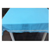 Dikdörtgen Masa Örtüsü-Mavi - 1