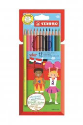Stabilo Color Kuru Boya 12 li Hartung - 1