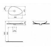 Bocchi Etna Çanak Lavabo Mat Yeşil 58 cm 1114-027-0125 - 2
