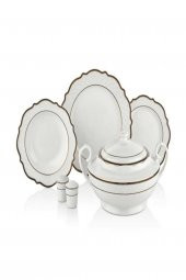 Korkmaz A8240 Eliza Collection 60 Parça Yuvarlak Yemek Takımı - 1