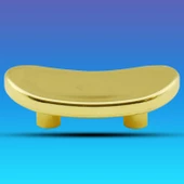 Trend Düğme Mobilya Mutfak Çekmece Dolap Dolabı Kapak Kulpu Kulbu Plastik Gold Altın Kulpları 32 Mm - 4