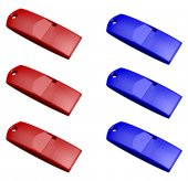 6 Adet Deprem Acil Yardım Düdüğü Yüksek Desibel Düdük Ses Islık Sesi 130 dB Paket 6 thumbnail 1