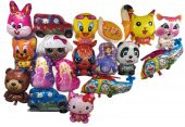 Beyaz Kedi Büyük Boy 41cmx54cm Folyo Balon Helyum No17 - 3