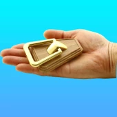 Piramit Kulp Mobilya Mutfak Çekmece Dolap Dolabı Kulpu Kulbu Plastik Kahverengi Ceviz 48 Mm Kulpları thumbnail 5