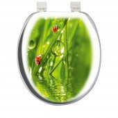 Softy Classic Desenli Yumuşak Klozet Kapağı Uğur Böceği thumbnail 1