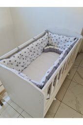 70x130 ÇİFT YÖNLÜ BEŞİK KENAR KORUMA 45cm YÜKSEKLİK (YILAN YASTIK HEDİYELİ) - 4