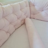 70x130 ÇİFT YÖNLÜ BEŞİK KENAR KORUMA 45cm YÜKSEKLİK (YILAN YASTIK HEDİYELİ) - 1