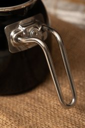 MaxxHome Emaye Çaydanlık Takımı Aile Boy - Siyah - 3