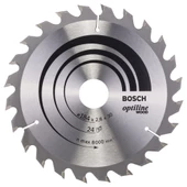 Bosch - Optiline Serisi Ahşap için Daire Testere Bıçağı 184*30 mm 24 Diş - 1