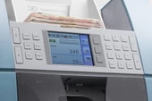 Giesecke+Devrient BPS C1 Profesyonel Banknot Sayma ve Tanıma Makinesi, 10 Ülke Para Birimi, Çek Okuma - 5