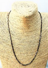 316L CERRAHİ ÇELİK 3 MM 55 CM ÇELİK KOLYE-ÇKOL93 - 4