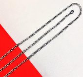 316L CERRAHİ ÇELİK 3 MM 60 CM ÇELİK KOLYE-ÇKOL94 - 2
