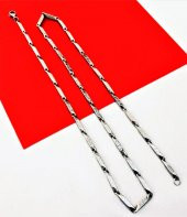 316L CERRAHİ ÇELİK 3 MM 55 CM ÇELİK KOLYE-ÇKOL95 - 3