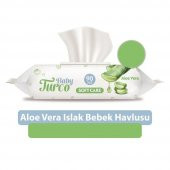 Baby Turco Islak Mendil 90 Li Aloe Vera Kapaklı - 1