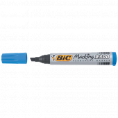 Bic Markör Permanent Kesik Uçlu Mavi 1 Adet 2300 - 1