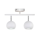 Rsylight Metal Modern Spor 2 Lİ Beyaz Mafsallı Led Spot Avize Günışığı Ampullü - 1