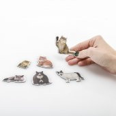 Mustard Cat Magnet - 5