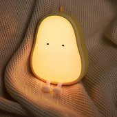 Çocuklar için Silikonlu USB Şarj Edilebilir LED Gece Lambası - 3