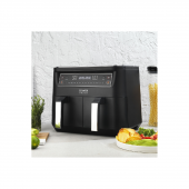 Schafer Fit Fry Dual Airfryer Sıcak Hava Fritözü Siyah - 1