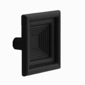 Prenses Kare Mobilya Çekmece Mutfak Dolap Dolabı Kulpu Kulbu 32 Mm Mat Siyah Sert Plastik Kulpları - 7