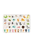 Animals 100x150 Cm Oyun Matı Bebek Ve Çocuk Halısı Hayvanlar Sayılar - 1