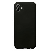 Samsung Galaxy A04 Ruber Case Yumusak Slikon Kilif Siyah - 1