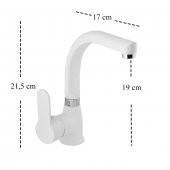 Venita Beyaz Aura Lavabo Batarya - 3