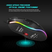 HXSJ S500 RGB Kablolu Mouse 4800 dpı thumbnail 4
