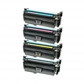 HP CE264X / CF031A / CF032A / CF033A CM4540 CMYK Set Muadil Toneri - 1