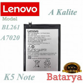 Lenovo K5 Note Batarya Lenovo Vibe K5 Note Batarya A7020 BL261 Uyumlu Yedek Batarya - 1