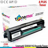 Lexmark X203 / X203n / X204 / X204N A Plus Muadil Toner - 1