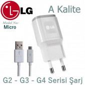 LG G2 G3 G4 Şarj Cihazı Başlık '' Data Kablosu Set Micro Kablo - 1