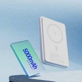Coofbe Super Şarj Magnetic Magsafe 20W 5000Mah Powerbank İphone 14 13 12 11 Pro Max Şarj Ultra İnce - 4