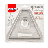 Wenken Vidasız Ultra Güçlü Yapıştırma Lüks Krom Üçgen Havlu Askılığı - 2