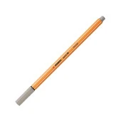 Stabilo İnce Keçe Uçlu Kalem 88 Point 0.4 MM Sıcak Gri Fineliner Kalem (10 Lu Paket) - 2