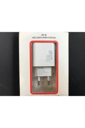 Elba Beyaz 25W Şarj Kafa Type USB-C PD3.0-QC4.0 (Akım Koruma-Hızlı Şarj-Isıya Dayanıklı) - 2