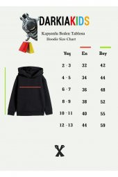 Oscar Çöllerde Özel Tasarım Baskılı Çocuk Kapşonlu Sweatshirt Hoodie - 2