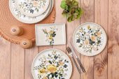 Porland Floral 18 Parça 6 Kişilik İkram ve Kahvaltı Takımı 04POR035188 - 1