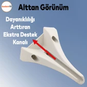 Petek Lüks Mobilya Kanepe Ayakları Tv Ünitesi Koltuk Konsol Ayağı 20 Cm 4 Adet - 5