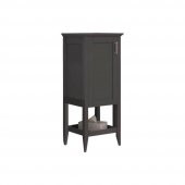Orka Bastle 40 cm Mat Antrasit Banyo Boy Dolabı - 1