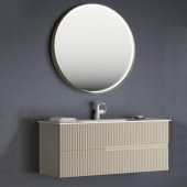 Orka Moonlight 120 cm Mat Vizon Banyo Dolabı Alt Modül ve Lavabo thumbnail 3