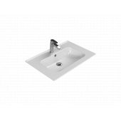 Turkuaz Cerastyle Turkuaz Blue Etajerli Lavabo 70x47 cm - 1