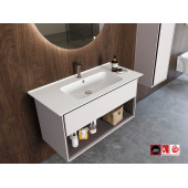 Turkuaz Cerastyle Turkuaz Blue Etajerli Lavabo 70x47 cm - 2
