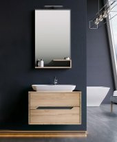 Orka Galia 80 cm Legnano Banyo Dolabı Alt Modül ve Lavabo - 3