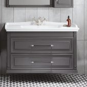 Denko Albatros 100 cm MDF Gri Banyo Dolabı Takımı ve Boy Dolabı thumbnail 2