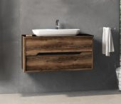 Orka Galia 100 cm MDF Ella Banyo Dolabı Alt Modül ve Lavabo - 1