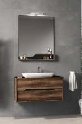Orka Galia 100 cm MDF Ella Banyo Dolabı Takımı - 1