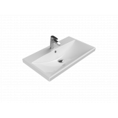 Turkuaz Seramik Cerastyle Elite Serisi 80 x 45 Cm Etajerli Lavabo - 1
