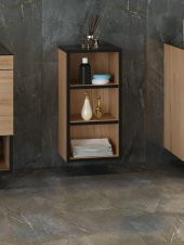 Orka Knidos 70 cm MDF Legnano Banyo Dolabı Takımı ve Boy Dolabı - 4